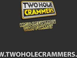 Two Hole Crammers: Hardcore HD x rated video clip 79